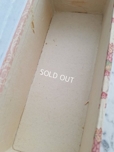 画像9: アンティーク花かご柄カルトナージュボックス