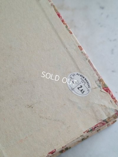 画像11: アンティーク花かご柄カルトナージュボックス