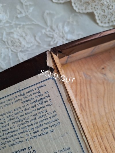 画像8: ナポレオン三世すみれ柄ウッドボックス