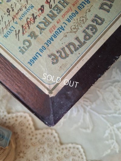 画像9: ナポレオン三世すみれ柄ウッドボックス