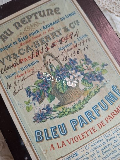 画像2: ナポレオン三世すみれ柄ウッドボックス