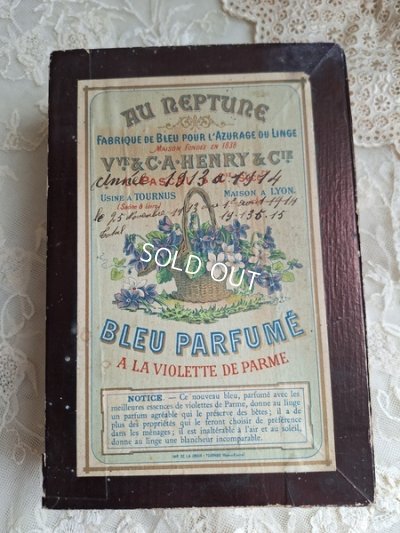 画像10: ナポレオン三世すみれ柄ウッドボックス