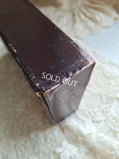 画像12: ナポレオン三世すみれ柄ウッドボックス