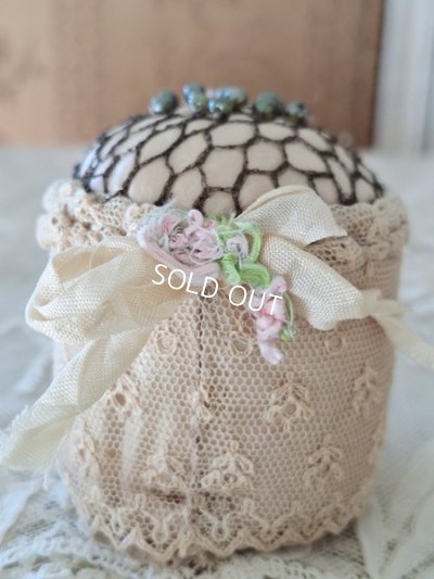 画像4: アンティークレースピンクッション