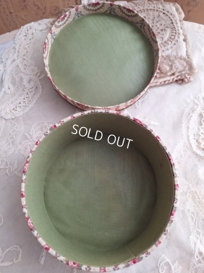 画像10: ローズとリボン柄カルトナージュボックス