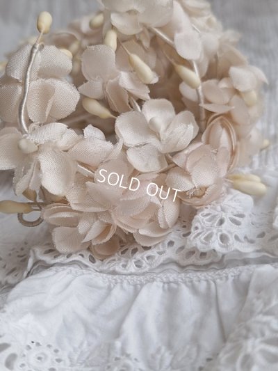 画像13: アンティーク布花冠