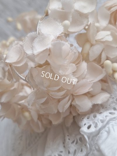 画像3: アンティーク布花冠