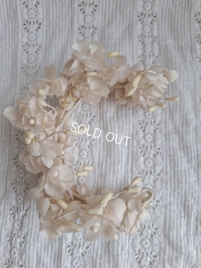 画像7: アンティーク布花冠