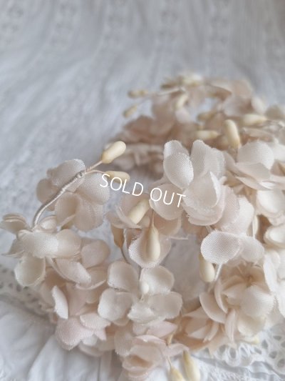 画像12: アンティーク布花冠