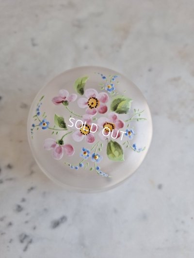 画像8: アンティークガラスパウダージャー