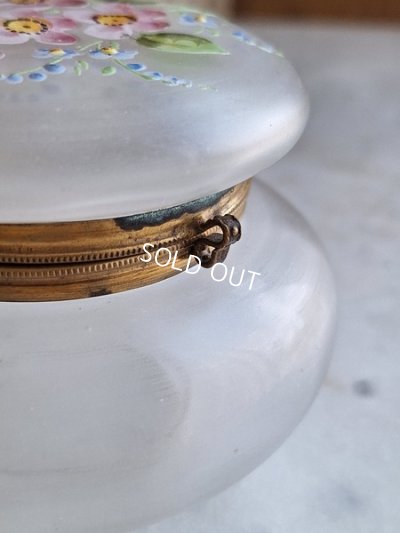 画像5: アンティークガラスパウダージャー