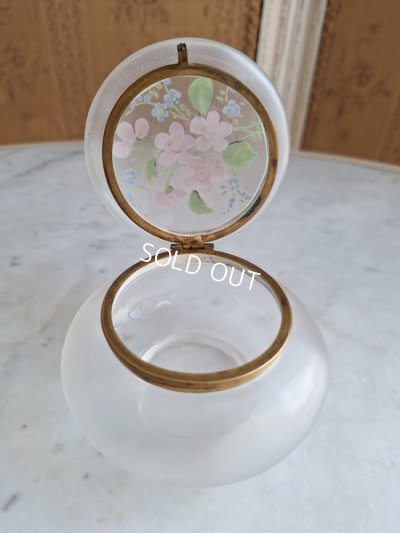 画像3: アンティークガラスパウダージャー