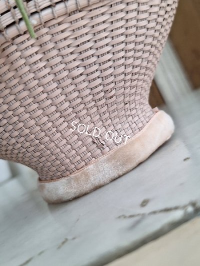 画像3: 布花付ピンクバスケット