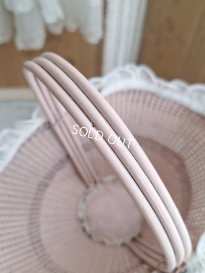 画像4: 布花付ピンクバスケット