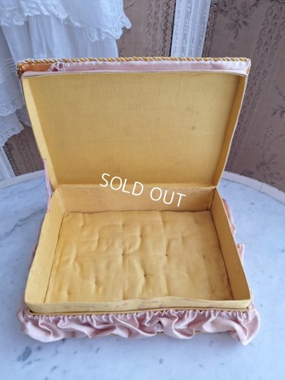 画像7: レース装飾ピンクの布箱