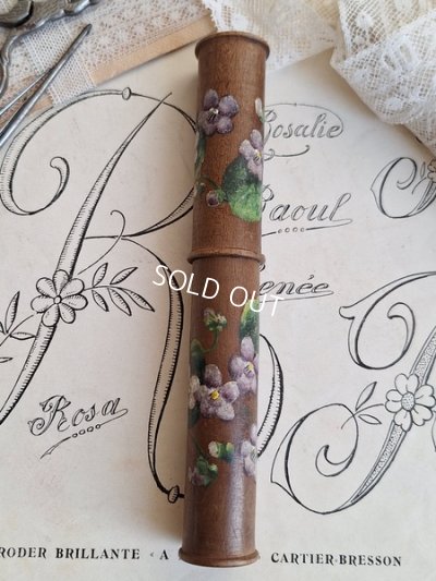 画像7: SPAすみれ柄ニードルケース