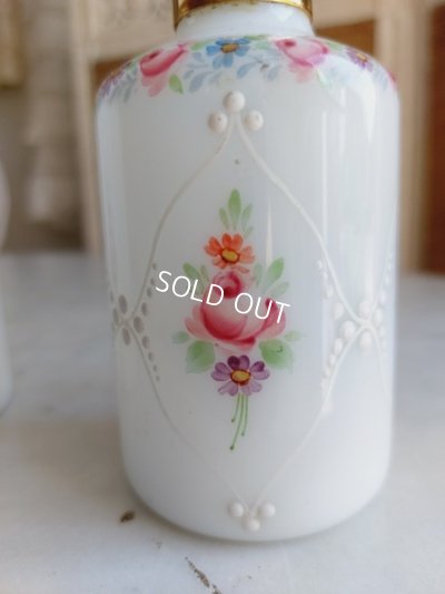 画像20: アンティークオパリンガラスドレッシングボトル