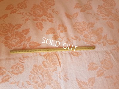 画像2: ローズ柄ティッキングリネン