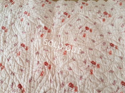 画像10: フレンチ花柄キルト