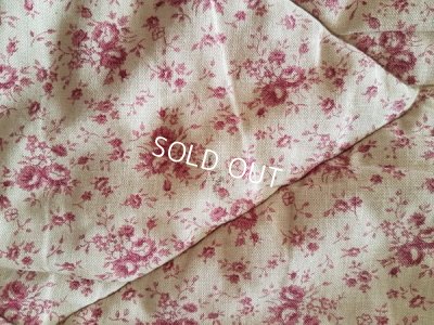 画像10: ローズ柄キルト