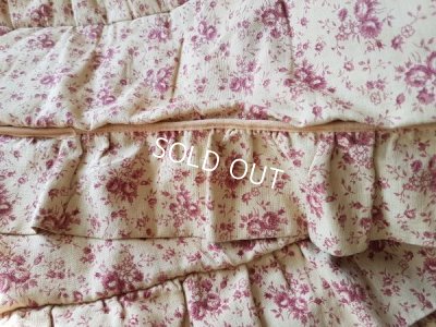 画像4: ローズ柄キルト