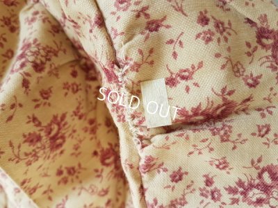 画像12: ローズ柄キルト