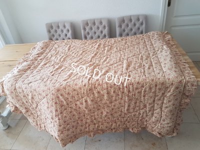 画像5: ローズ柄キルト