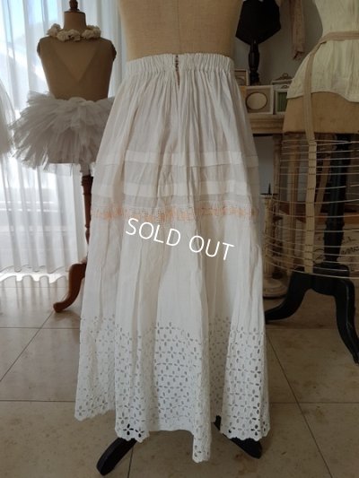 画像9: アンティークリボンペチコート