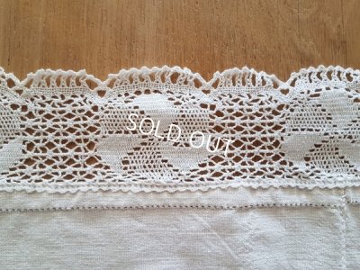 画像9: ハンガリアンリネン花柄刺繍テーブルクロス