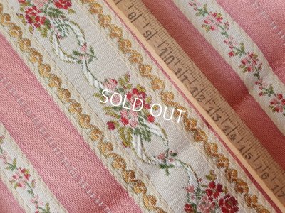 画像2: 花柄ファブリックとレースセット