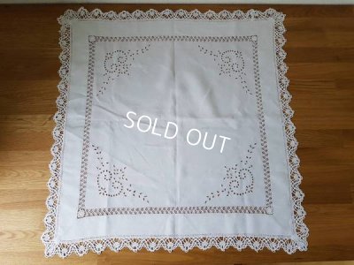 画像8: アンティ―クリネンテーブルクロス