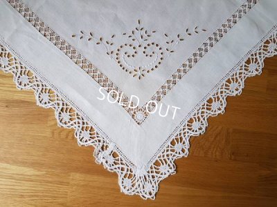 画像7: アンティ―クリネンテーブルクロス