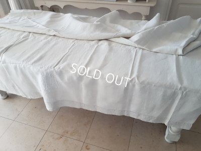 画像10: モノグラムアンティークリネンシーツ