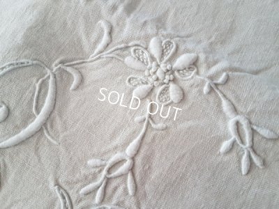 画像3: モノグラムアンティークリネンシーツ