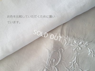 画像7: モノグラムアンティークリネンシーツ