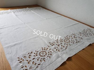 画像4: モノグラムリネンテーブルクロス