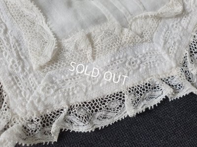 画像8: アンティークレースポーチ