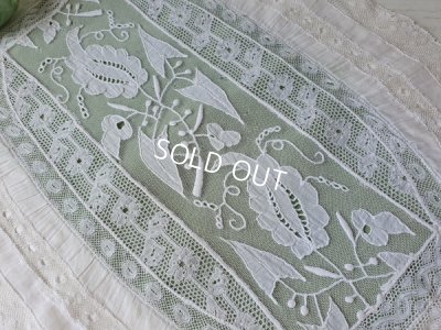 画像4: リボン付きアンティークレースマット