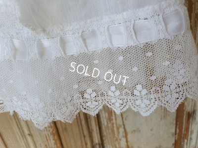 画像3: アンティ―クケープ付き洗礼式ドレス