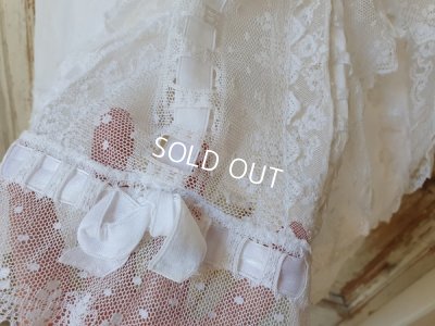 画像4: アンティ―クケープ付き洗礼式ドレス