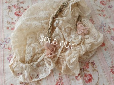 画像9: ロココ装飾レースボンネット