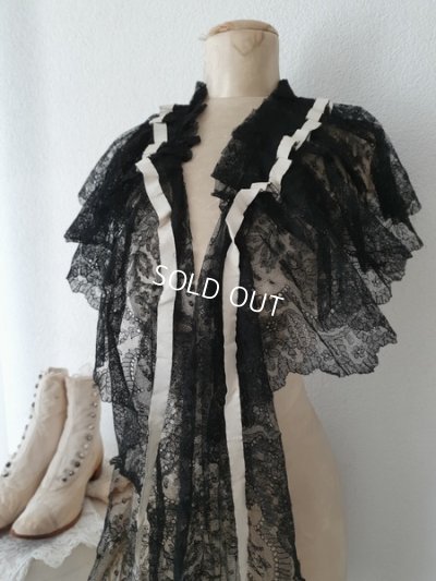 画像6: ヴィクトリアンレースショール