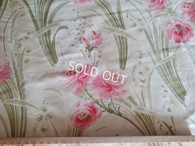 画像11: アールヌーボー花柄アンティークファブリック