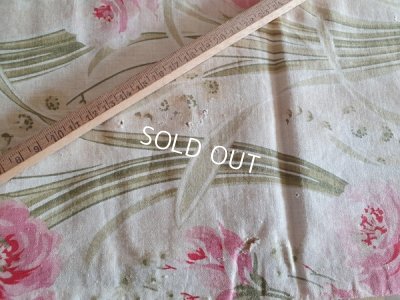 画像5: アールヌーボー花柄アンティークファブリック