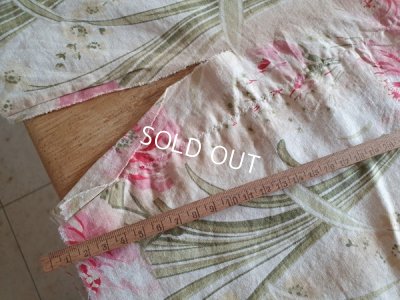 画像6: アールヌーボー花柄アンティークファブリック