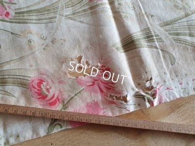 画像17: アールヌーボー花柄アンティークファブリック