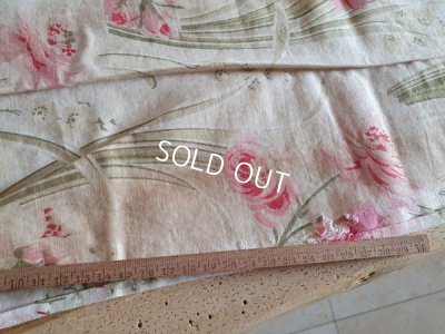 画像18: アールヌーボー花柄アンティークファブリック