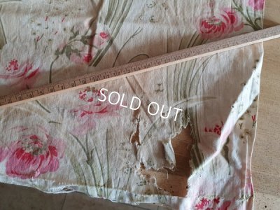 画像19: アールヌーボー花柄アンティークファブリック