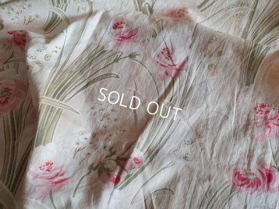 画像20: アールヌーボー花柄アンティークファブリック