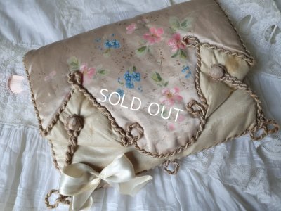 画像6: アンティークシルクハンキーケース